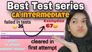 Best Test series for CA Intermediate  May 24 [upl. by Lugo]