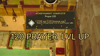 Getting 120 Prayer  RuneScape 3  TakerStreams [upl. by Larner]