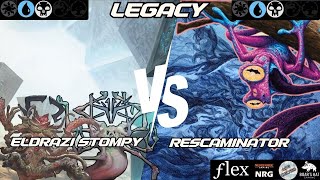 Eldrazi Stompy VS Rescaminator MTG Legacy [upl. by Donell795]