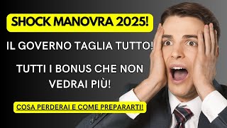 Tagli Drastici ai Bonus 2024 Ecco Cosa Perderai nel 2025 [upl. by Arther480]