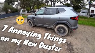 7 Things I Hate about my New Dacia Duster 2024 [upl. by Akcirahs]