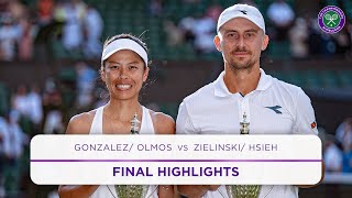 Thrilling Mixed Doubles  Gonzalez Olmos vs Zielinski Hsieh  Final  Highlights  Wimbledon 2024 [upl. by Merchant118]