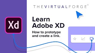 HOW TO PROTOTYPE AND CREATE A LINK QUICK ADOBE XD BEGINNER TUTORIAL [upl. by Doretta614]