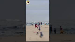 ஆக்ரோஷ அலைகளில் பட்டினம்பாக்கம் beach chennai fengalcyclonelive cyclone travel libtamil rain [upl. by Farmann935]