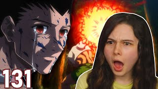 GON VS PITOU  Hunter X Hunter Ep 131 REACTION amp REVIEW [upl. by Ravahs278]