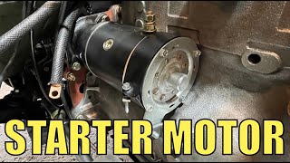 Starter Motor Installation step by step Willys Jeep L134 go devil engine [upl. by Marten]