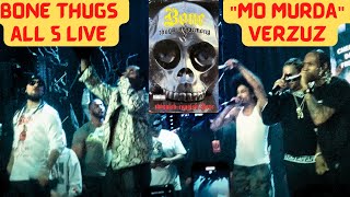 Bone Thugs  LIVE  VERZUZ  MO MURDA  120221  LOS ANGELES bonethugs verzuz losangeles [upl. by Anelahs]