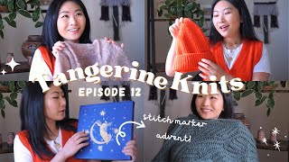 cozy and colorful winter knits amp stitch marker advent calendar  Knitting Podcast Episode 12 [upl. by Appel812]