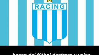 Himno de Racing de Avellaneda [upl. by Geehan581]