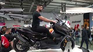 New 2024 YAMAHA TMAX 560 scooter in EICMA show [upl. by Sherwin]