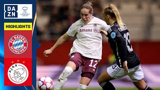 HIGHLIGHTS  Bayern Munich vs Ajax UEFA Womens Champions League 202324 Matchday 3 [upl. by Gaynor]