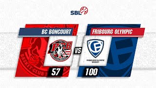 BC Boncourt vs Fribourg Olympic  Game Highlights [upl. by Schonfield]