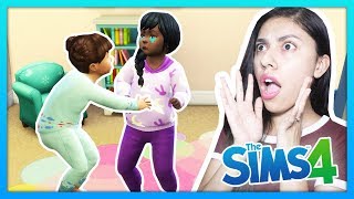 SHE BIT HER LITTLE SISTER  The Sims 4  My Sims Life  Ep 37 [upl. by Funk]