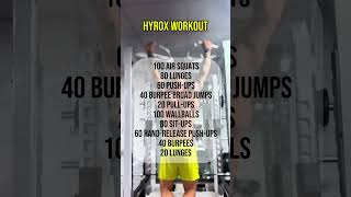 Crush This Epic HYROX Workout Finisher 💥 [upl. by Etnoed]