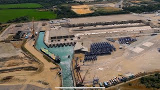 Fawley Power Station  July 2023  Development Demolition Update  Drone Video  Southampton  UHD [upl. by Dnalra]