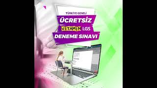 Vitamin LGS Türkiye Geneli Deneme Sınavı 3 Kasımda 🤩 [upl. by Yeclek]