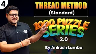 1000 Puzzle Series 20 Set  4  Bank Exams  Thread Method  Reasoning By Ankush Lamba [upl. by Gnous]