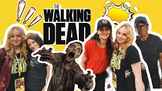 MEETING Lori grimes and Judith grimes FROM THE WALKING DEAD Comicon Manchester Full panels  vlog [upl. by Gromme]