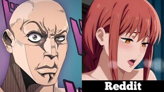 Chainsaw Man  Anime vs Reddit [upl. by Eilsel608]