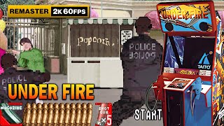 UNDER FIRE Arcade Longplay  Upscaling Remaster  60 FPS [upl. by Rysler766]