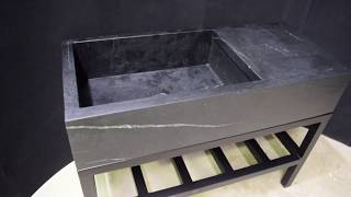 Custom Soapstone Sink [upl. by Dlawso]