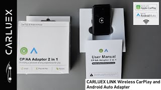 CARLUEX LINK Wireless CarPlay and Android Auto Adapter  Recensione [upl. by Rahcir]