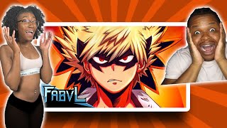 BAKUGO RAP  “REBEL”  FabvL ft Daddyphatsnaps My Hero Academia REACTION  T2R [upl. by Dwaine940]