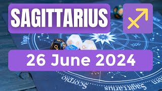 Sagittarius horoscope  Sagittarius Horoscope for Today 26 June 2024 [upl. by Ahsemo366]