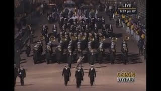 United States Navy Band Inaugural Parade 2009 [upl. by Ecydnarb]