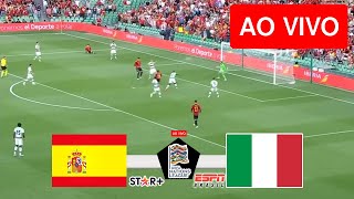 ESPANHA X ITALIA AO VIVO COM IMAGENS  SEMIFINAL LIGA DAS NAÇÕES 2023  ASSISTA AGORA [upl. by Asinla836]