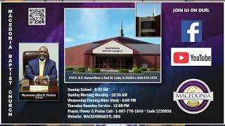 Macedonia Baptist Church ESTL Ministries Live Stream [upl. by Rodolfo835]