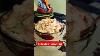 How To Make Coleslaw Salad Recipe 🥗 youtubeshorts shortsvideo shorts bollywood salad mrbeast [upl. by Kitty]