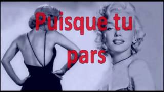 ♥Puisque tu pars♥ Jean Jacques ♫♥♥Goldman ♥ ♫ J [upl. by Reahard]