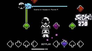 FNF monochrome in gameboy style [upl. by Leemaj]