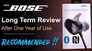 Bose Soundsport Bluetooth Earphones for Sports  A Long Term Review [upl. by Mandler528]