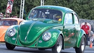 EMPI Legend Darrell Vittone driving the Grasshopper VW Gasser  122 [upl. by Largent]