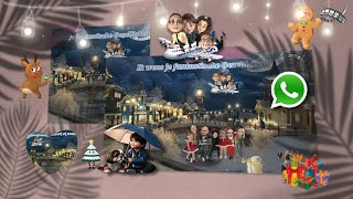 Kerstwens 20232024 Nieuwjaarswens via WhatsApp Messenger animated version [upl. by Melc]