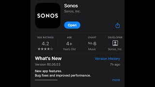 New Sonos App Update 800603  Whats New [upl. by Celestyna]