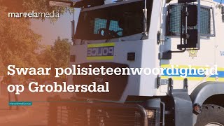 Swaar polisieteenwoordigheid op Groblersdal [upl. by Eanram151]