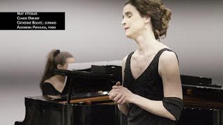 Nuit détoiles  Debussy  Catherine Bouvet soprano  Alexandra Papailiou piano [upl. by Reamy]