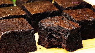 Fudgy Brownies from Cocoa Powder without chocolate  simple way [upl. by Annoyed]