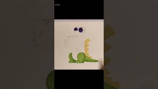 how to draw a crocodile [upl. by Zerla]