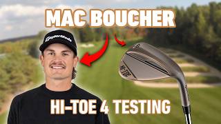 Mac Boucher tests out the allnew HiToe 4  TaylorMade Canada [upl. by Ilatan642]