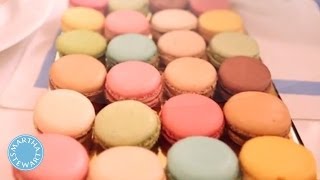 The History of Lauduree Macarons  Martha Stewart [upl. by Avehstab221]