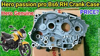 Hero passion Pro bs6 Right Side Crank Case price  passion Pro bs6 spare parts [upl. by Ainirtak]