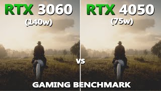 Laptop RTX 4050 vs RTX 3060 Gaming Benchmark Test in 2024  Which one is better [upl. by Belcher823]