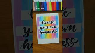 Easy Calligraphy idea 💡 shorts ytshorts calligraphy ideas [upl. by Featherstone422]