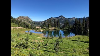 Naches Peak Loop Hike Chinook Pass WA Family Friendly 32 miles [upl. by Tinaret]