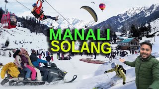 Solang Valley  Manali Tourist Places  Manali Budget Tour 2024  Atal Tunnel [upl. by Aplihs]