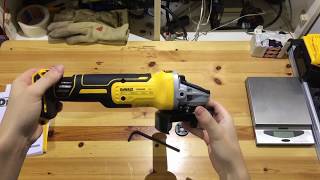 DeWalt DCG405 413 brushless angle grinder first impressions [upl. by Auos]